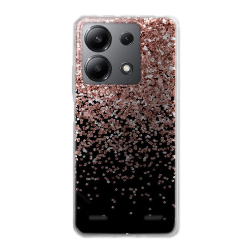 Coque Xiaomi Redmi Note 13 Paillettes dor rose