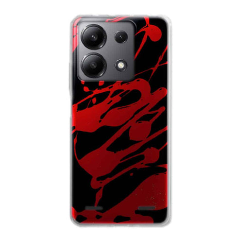 Coque Xiaomi Redmi Note 13 Paint Slpash Rouge