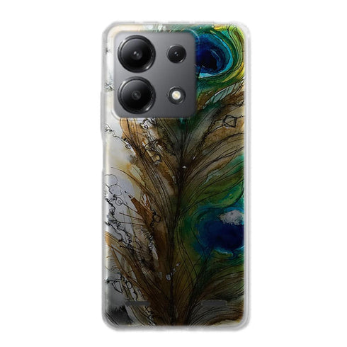 Coque Xiaomi Note 13 Plume de Paon