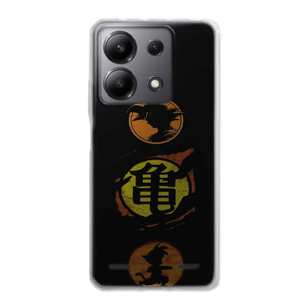 Coque Xiaomi Redmi Note 13 5g Goku Orange