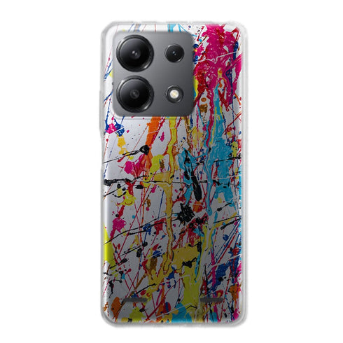 Coque Xiaomi Redmi Note 13 Splash Paint Arc en ciel
