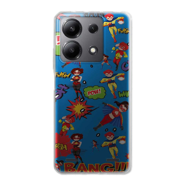 Coque Xiaomi Redmi Note 13 5g Super Héros Bleu