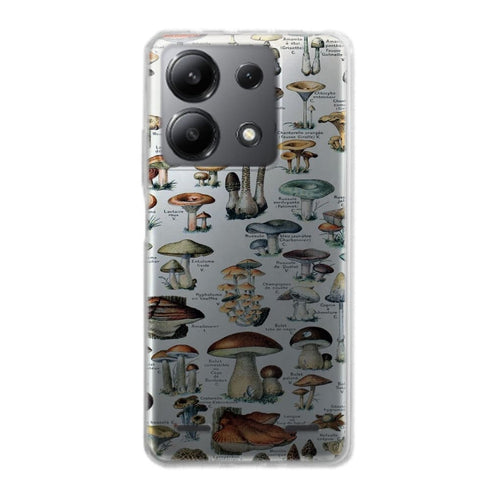 Coque Xiaomi Redmi Note 13 Tableau des champignons comestibles vintage