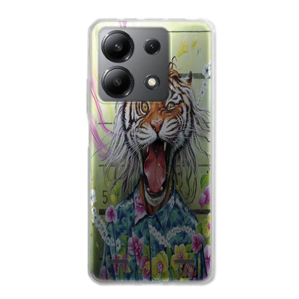 Coque Xiaomi Note 13 Tiger Flowers