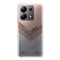 Coque Xiaomi Redmi Note 13 Triangle en or rose et marbre