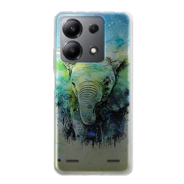 Coque Xiaomi Note 13 Water Color Elephant