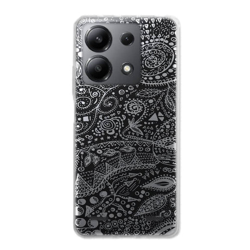 Coque Xiaomi Redmi Note 13 Aztec bw handmade