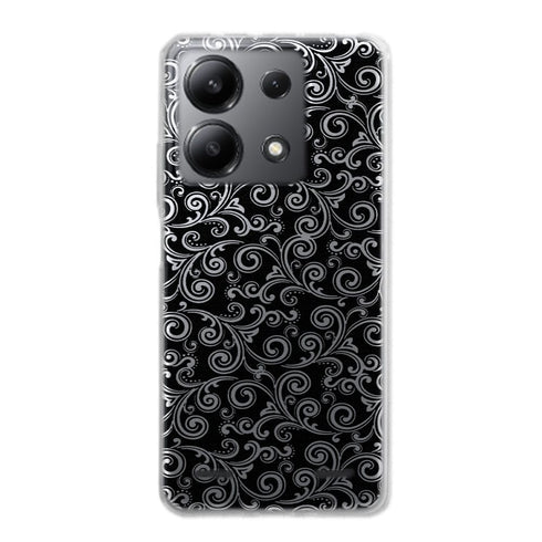 Coque Xiaomi Redmi Note 13 Black and white swirls