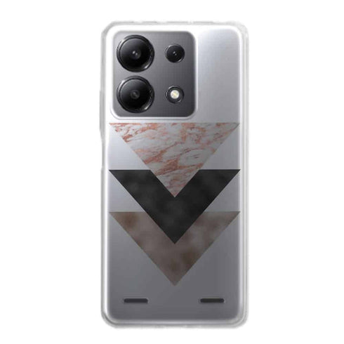 Coque Xiaomi Redmi Note 13 design moderne avec un beau marbre en or rose