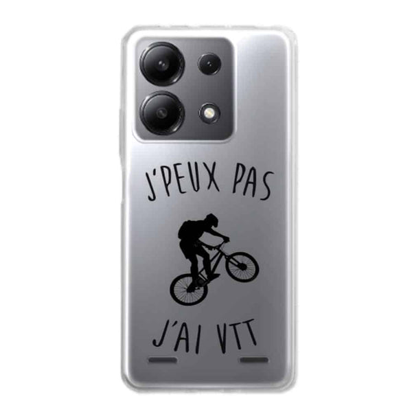 Coque Xiaomi Redmi Note 13 5G Je peux pas j'ai VTT Mountain Bike