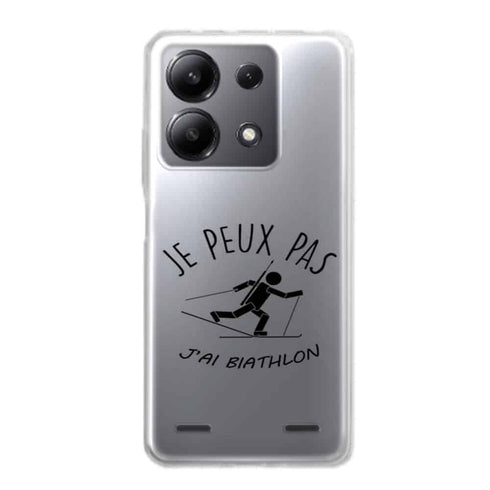 Coque Xiaomi Redmi Note 13 5G Je peux pas j'ai Biathlon