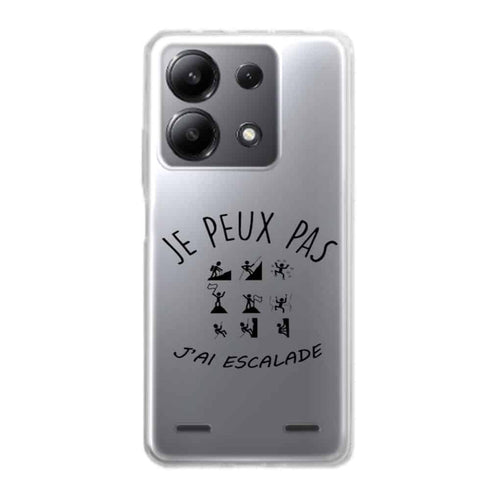 Coque Xiaomi Redmi Note 13 5G Je peux pas j'ai Escalade