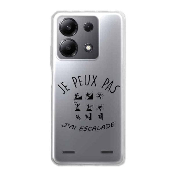 Coque Xiaomi Redmi Note 13 5G Je peux pas j'ai Escalade