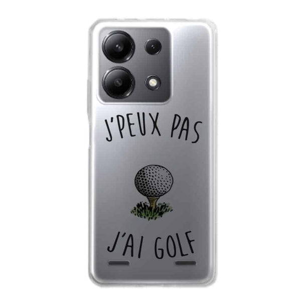 Coque Xiaomi Redmi Note 13 5G Je peux pas j'ai Golf