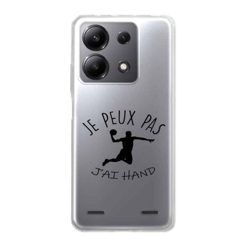 Coque Xiaomi Redmi Note 13 5G Je peux pas j'ai Handball