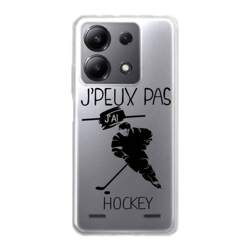 Coque Xiaomi Redmi Note 13 5G Je peux pas j'ai Hockey Sur Glace
