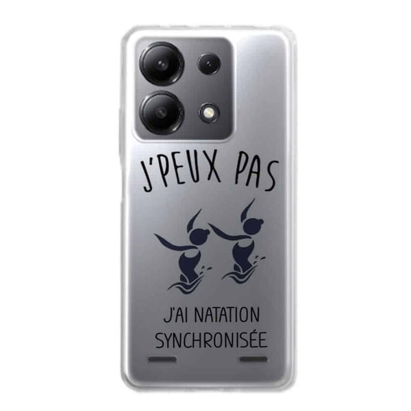 Coque Xiaomi Redmi Note 13 5G Je peux pas j'ai Natation Synchronisée