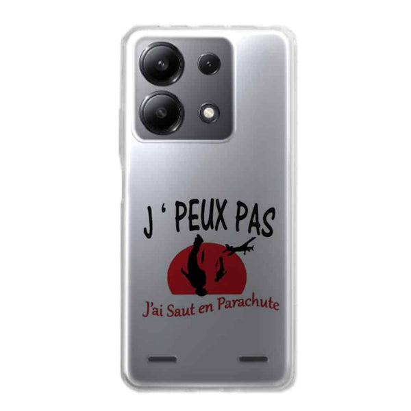 Coque Xiaomi Redmi Note 13 5G Je peux pas j'ai Parachute