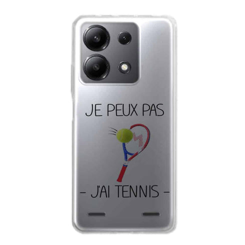 Coque Xiaomi Redmi Note 13 5G Je peux pas j'ai Tennis