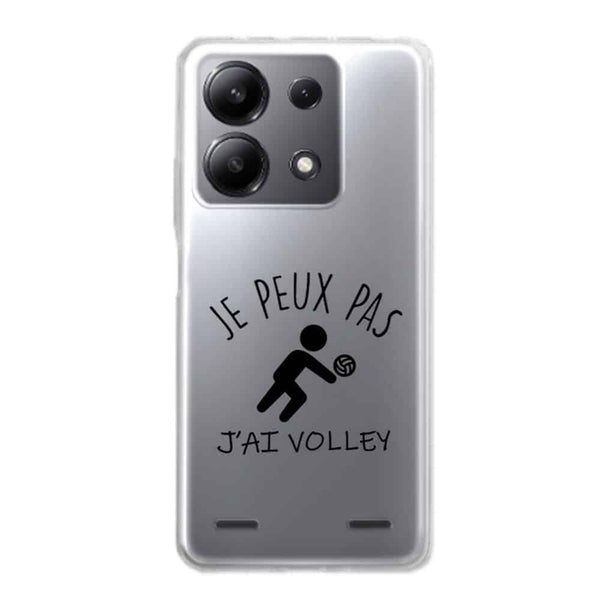 Coque Xiaomi Redmi Note 13 5G Je Peux pas j'ai Volleyball