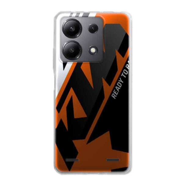 Coque Telephone Xiaomi Redmi Note 13 5G originale KTM Racing Orange and Black