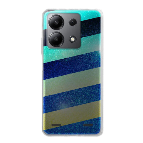 Coque Xiaomi Redmi Note 13 Striped colorful glitter