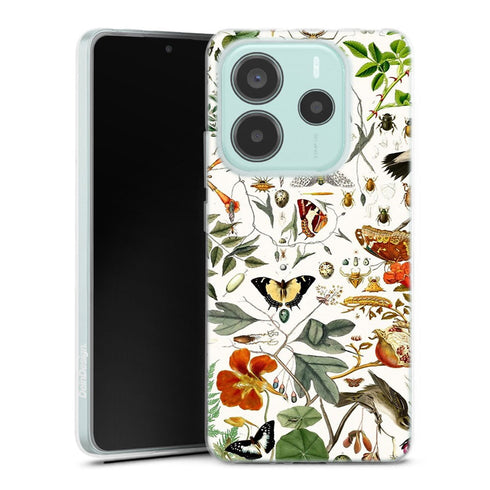Coque Xiaomi Redmi Note 14 5G Biologie 101 | Housse silicone, antichocs, protection optimale - Motif floral