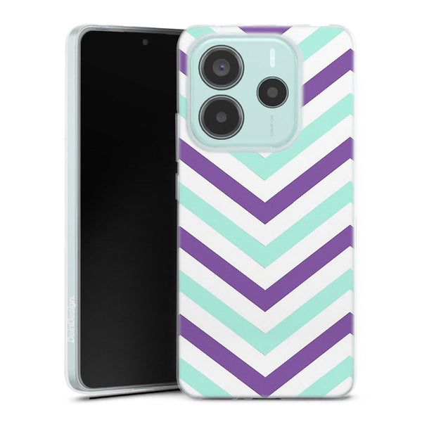 Coque pour Xiaomi Redmi Note 14 5G Milka Chevrons