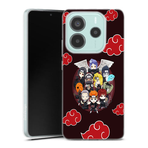 coque Xiaomi Redmi Note 14 5G Chibi Akatsuki Montage