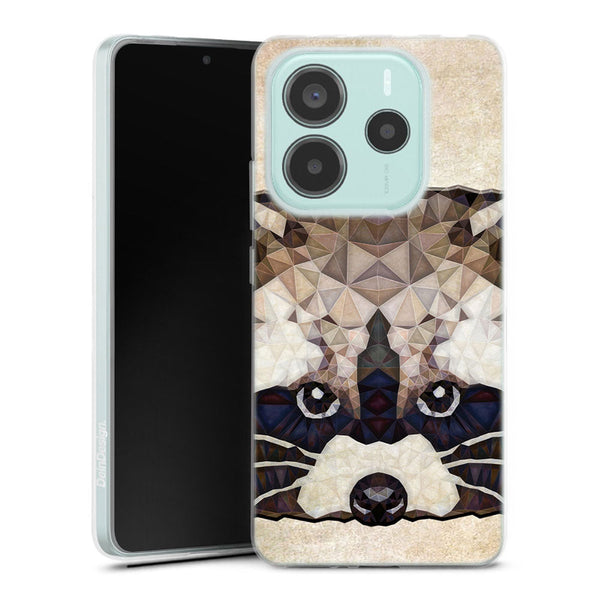 Coque Xiaomi Redmi Note 14 5G Cute Racoon