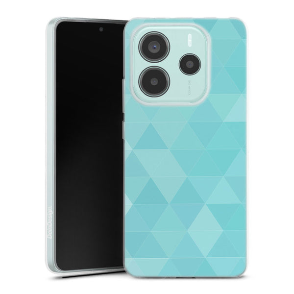 Coque pour Xiaomi Redmi Note 14 5G Agate Diams Bleu