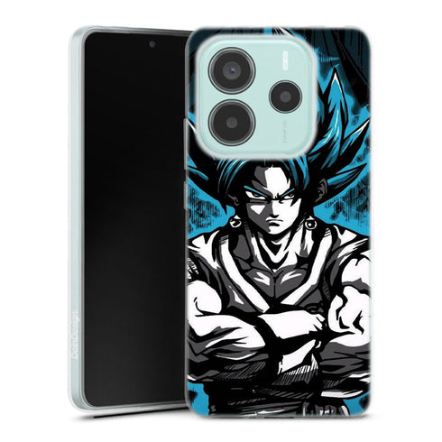 coque Xiaomi Redmi Note 14 5G Dragon Ball Super Goku SSJ God