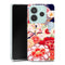 Coque Xiaomi Redmi Note 14 5G fleurs japonais antiques | Housse silicone, antichocs, protection optimale - Motif floral