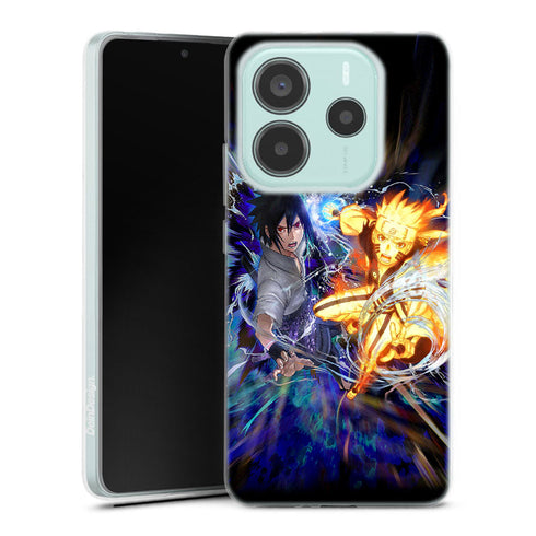 coque Xiaomi Redmi Note 14 5G Fight Naruto Sasuke