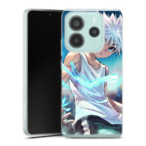 coque Xiaomi Redmi Note 14 5G Hunter X Hunter Kirua Pouvoir Electricite
