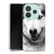 Coque Xiaomi Redmi Note 14 5G Husky aux Yeux Clairs