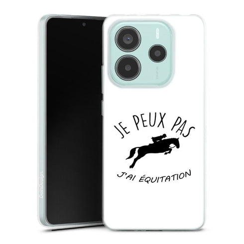 Coque Xiaomi Redmi Note 14 5G Je Peux pas j'ai Equitation