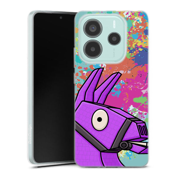 Coque Xiaomi Redmi Note 14 5G Lama Fortnite