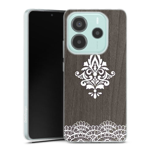 Coque pour Xiaomi Redmi Note 14 5G Lace Woods Black