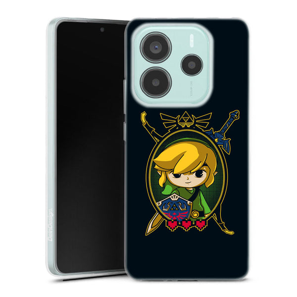 Coque pour Xiaomi Redmi Note 14 5G Link VS Lynel | Housse silicone, Protection optimale - Motif Jeux video Gaming
