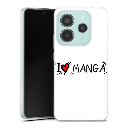 coque Xiaomi Redmi Note 14 5G Love Manga