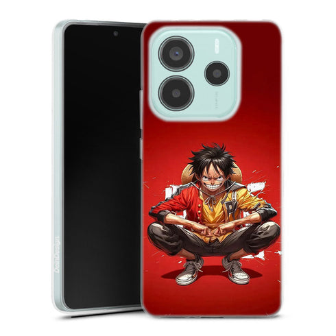 coque Xiaomi Redmi Note 14 5G Luffy smile streetwear