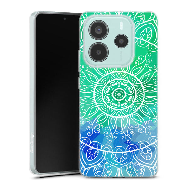 Coque pour Xiaomi Redmi Note 14 5G Green deal Mandala