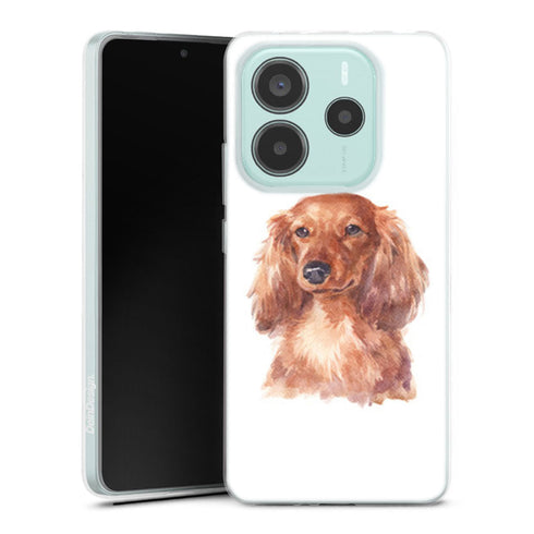 Coque Xiaomi Redmi Note 14 5G Mon Teckel en Portrait