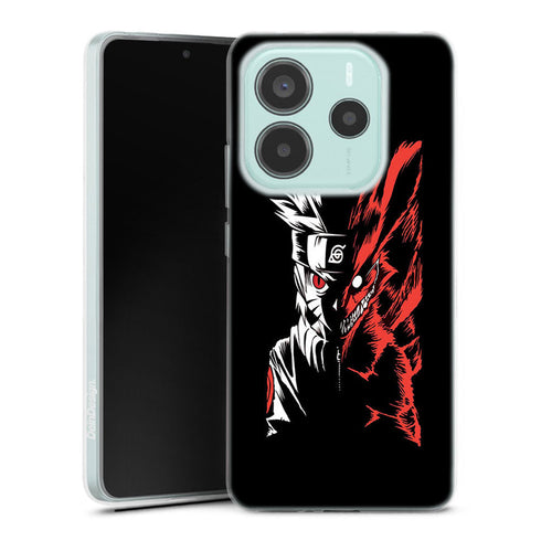 coque Xiaomi Redmi Note 14 5G Naruto Vs Kyubi Renard demon a 9 Queues