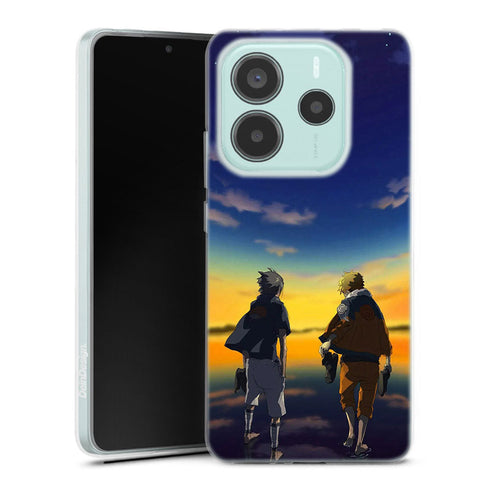 coque Xiaomi Redmi Note 14 5G Naruto Sasuke Ciel Etoile