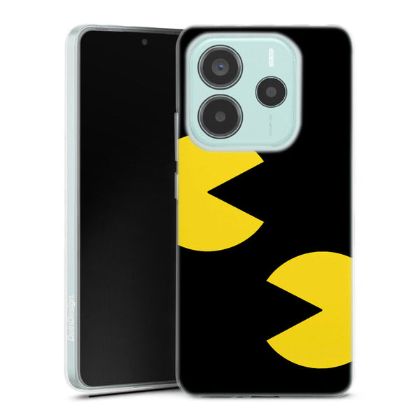 Coque Xiaomi Redmi Note 14 5G Pacman | Housse silicone, Protection optimale - Motif Jeux video Gaming