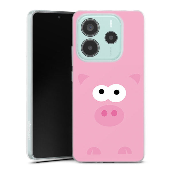 Coque Xiaomi Redmi Note 14 5G Pig Rosy