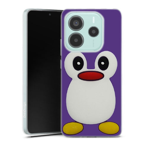 Coque Xiaomi Redmi Note 14 5G Pingouin Violet