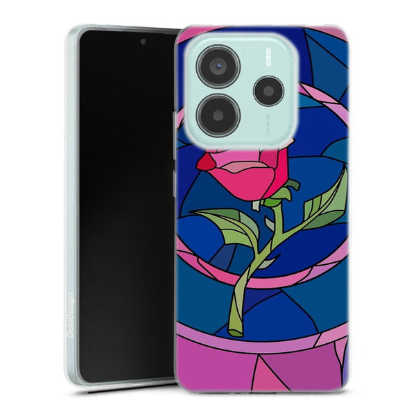 Coque Xiaomi Redmi Note 14 5G Rose Eternelle | Housse silicone, antichocs, protection optimale - Motif floral